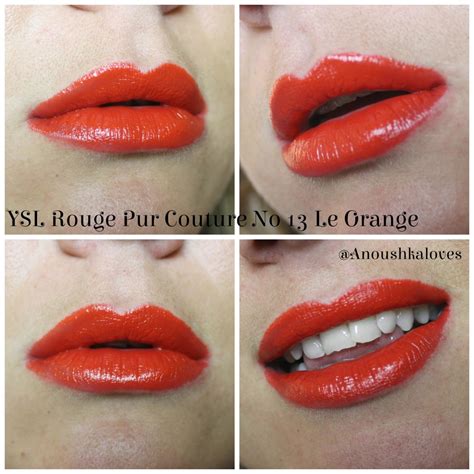 13 true orange ysl|YSL pur couture review.